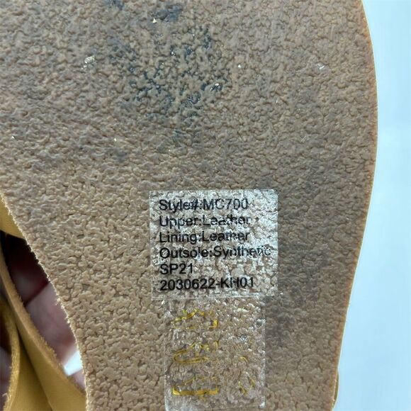 Madewell Women's Leather Slip On Thong Sandals Brown Size 9.5 Summer Casual - Picture 13 of 13